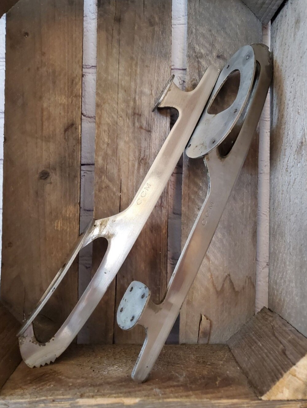 CCM Vintage Ice Skate Blades - Silver